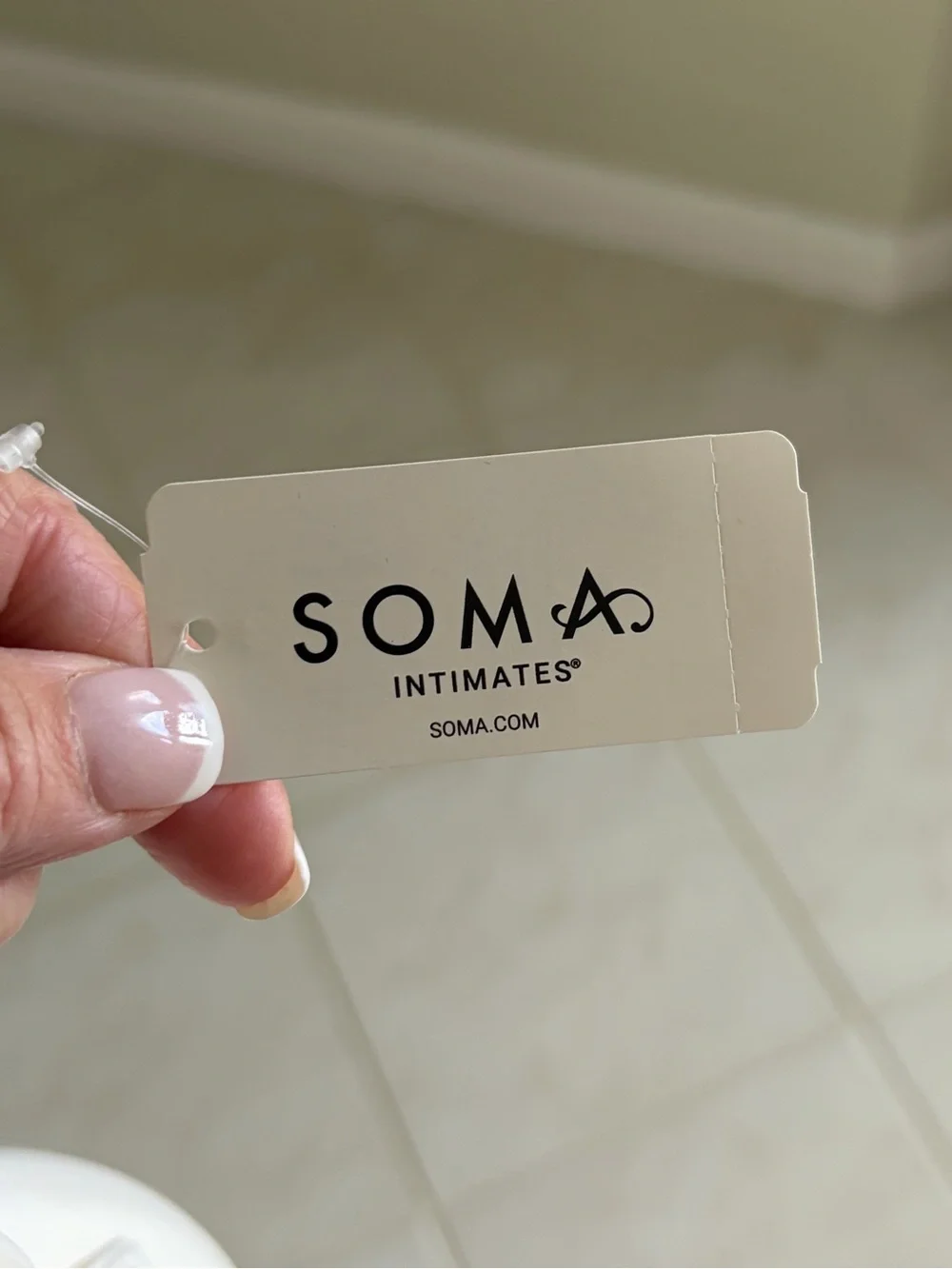 Soma White Seamless Padded Bralette